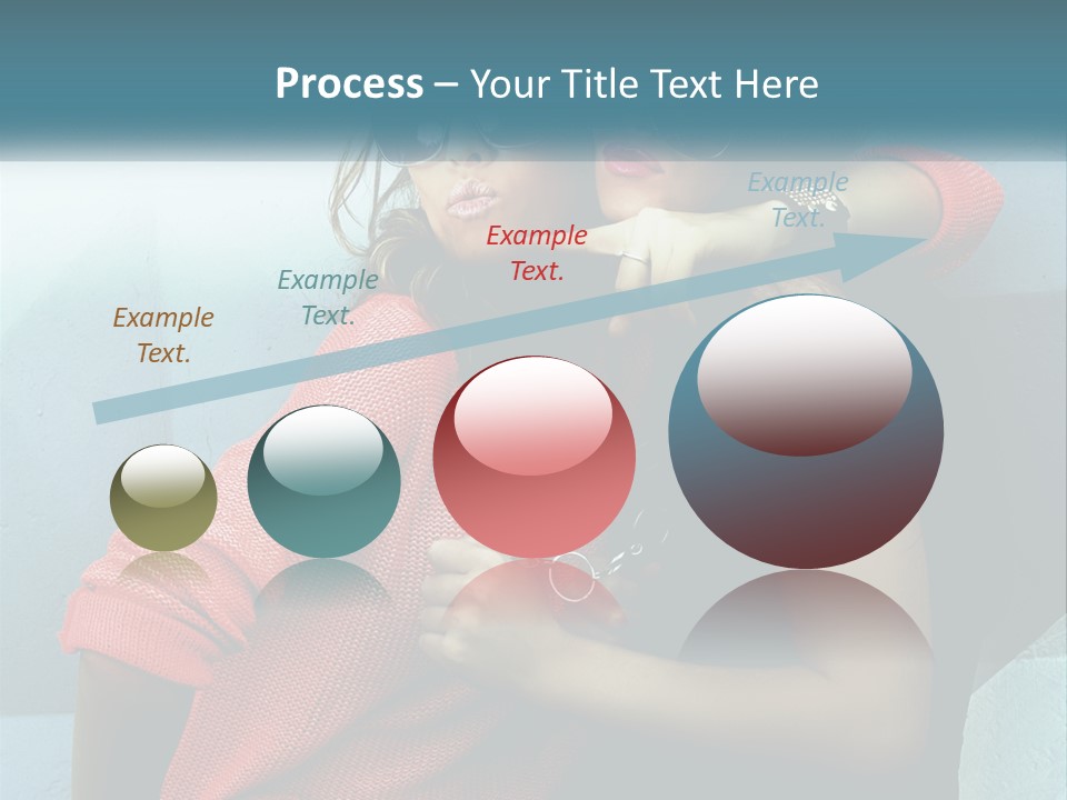 Two Beautiful Women In Sunglasses Posing For A Picture PowerPoint Template