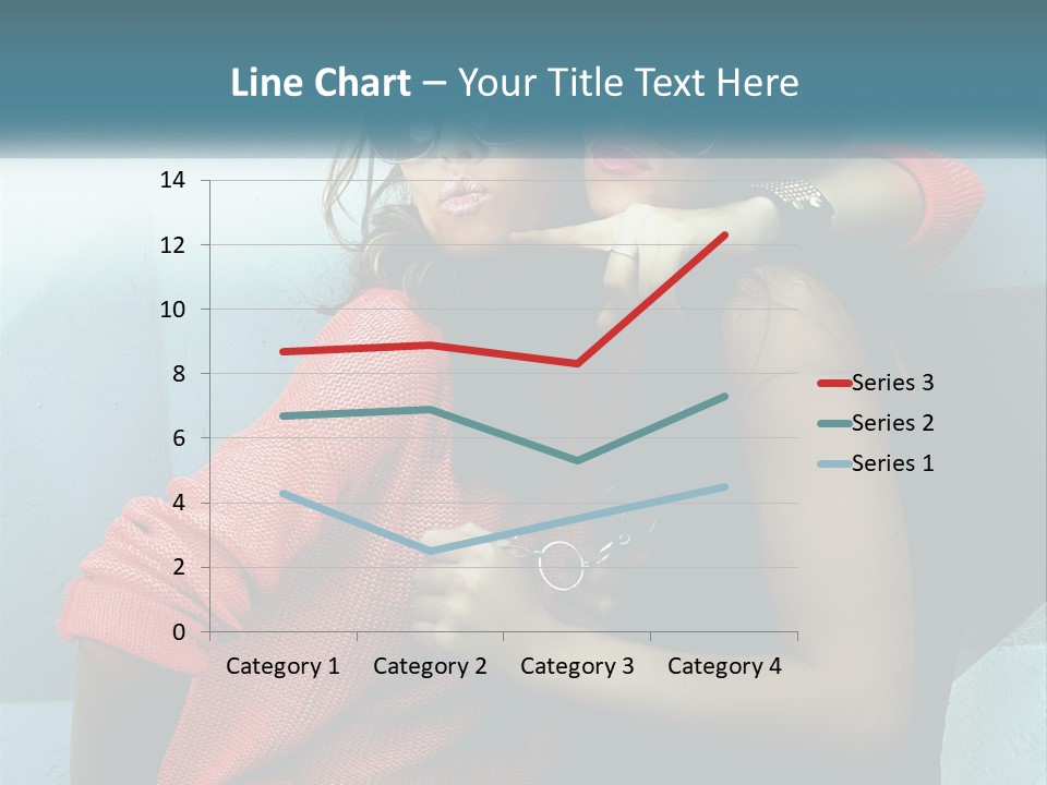 Two Beautiful Women In Sunglasses Posing For A Picture PowerPoint Template