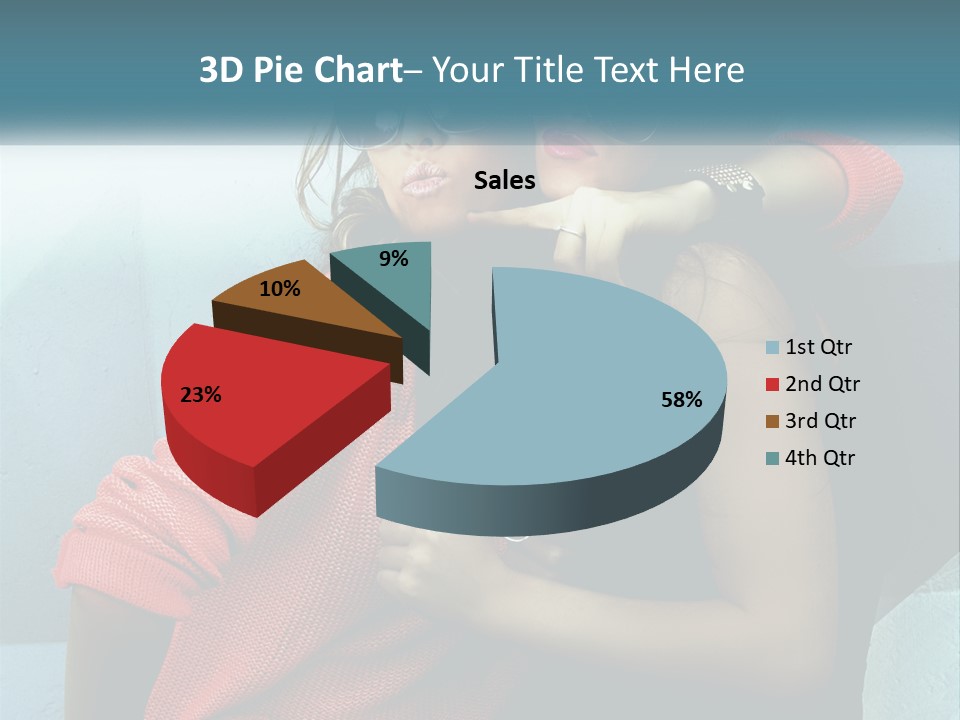 Two Beautiful Women In Sunglasses Posing For A Picture PowerPoint Template