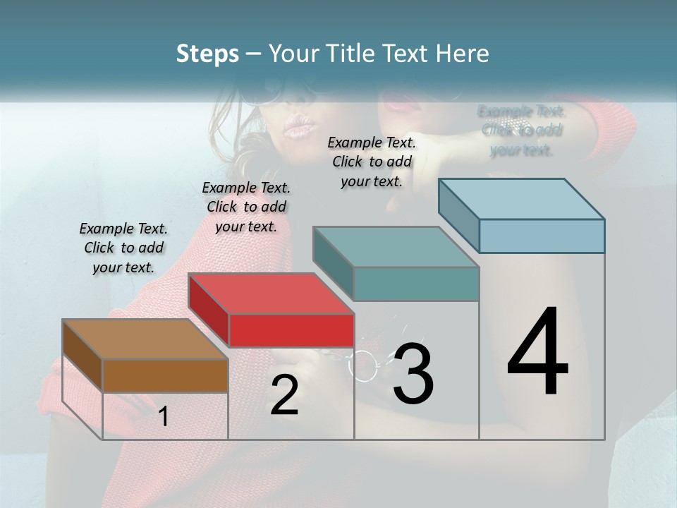 Two Beautiful Women In Sunglasses Posing For A Picture PowerPoint Template