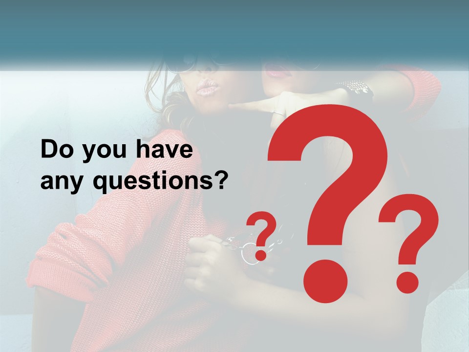 Two Beautiful Women In Sunglasses Posing For A Picture PowerPoint Template