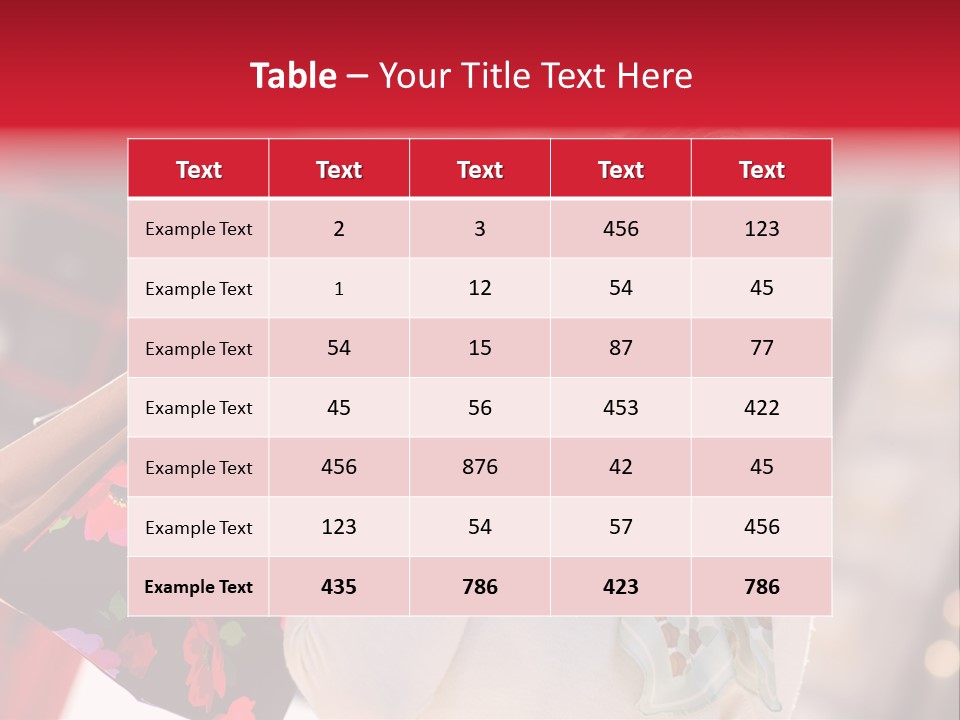 A Woman Carrying Shopping Bags And A Red Telephone Booth PowerPoint Template