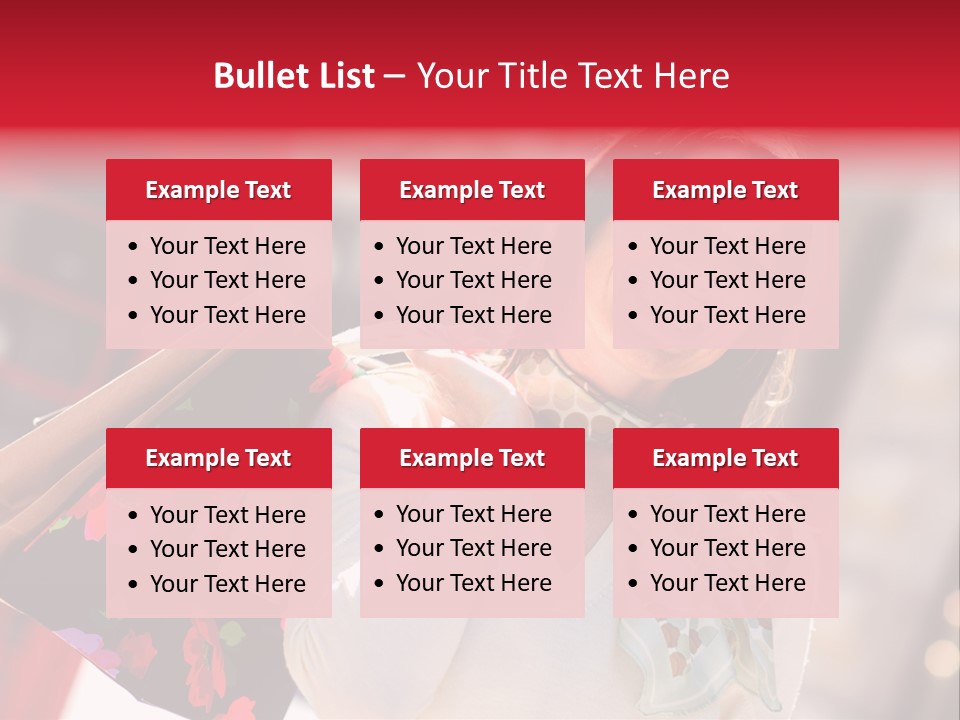 A Woman Carrying Shopping Bags And A Red Telephone Booth PowerPoint Template