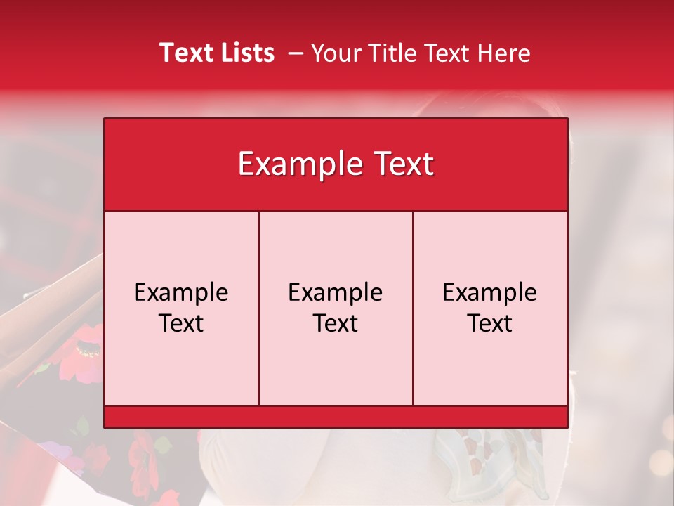 A Woman Carrying Shopping Bags And A Red Telephone Booth PowerPoint Template