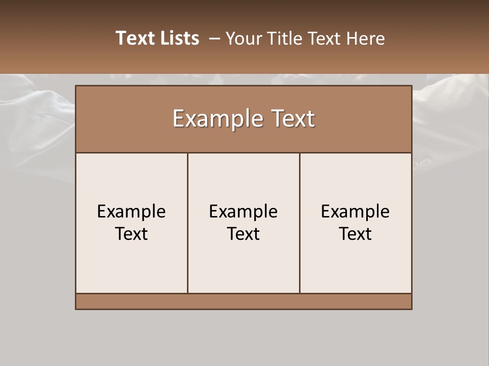 Two Men Shaking Hands In Front Of A Group Of People PowerPoint Template