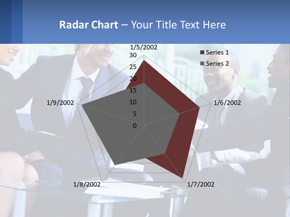 A Group Of Business People Shaking Hands PowerPoint Template