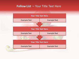 Three Red Peppers With Green Leaves On A White Background PowerPoint Template