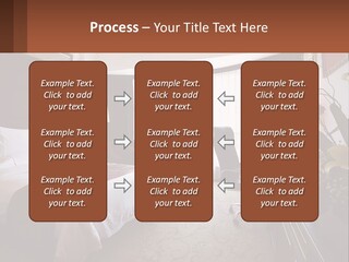 A Bed Room With A Neatly Made Bed And A Chair PowerPoint Template