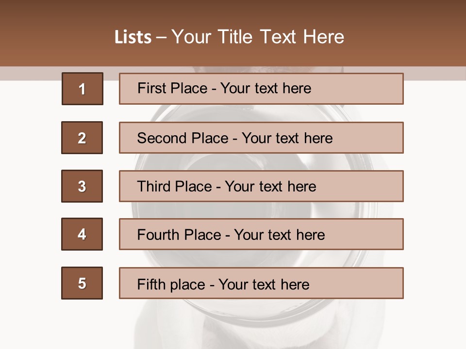 A Dog Holding A Bowl In Its Mouth PowerPoint Template