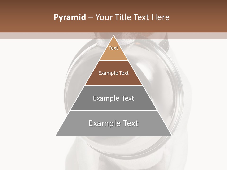 A Dog Holding A Bowl In Its Mouth PowerPoint Template