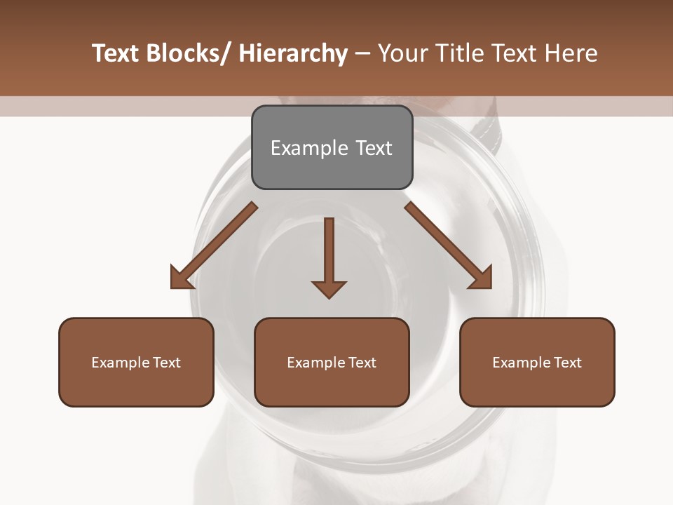 A Dog Holding A Bowl In Its Mouth PowerPoint Template