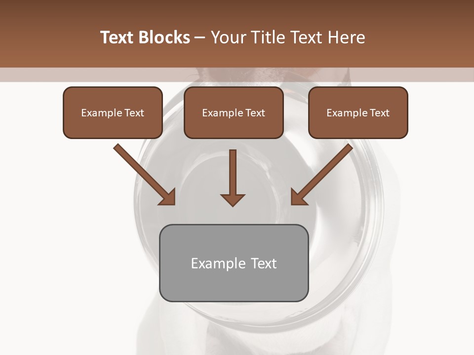A Dog Holding A Bowl In Its Mouth PowerPoint Template