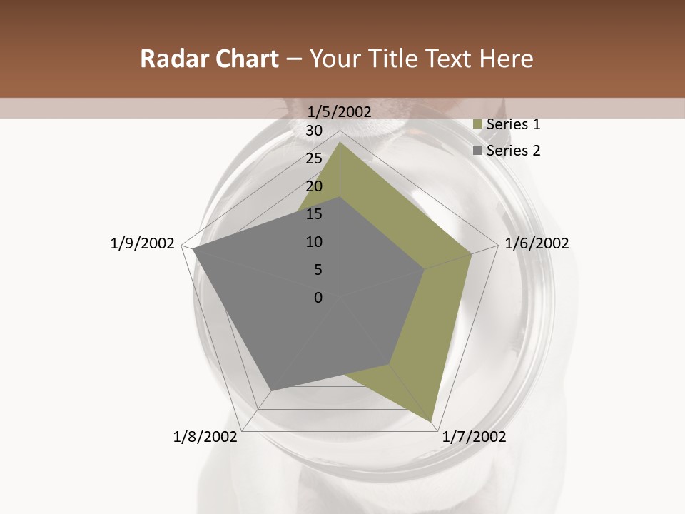 A Dog Holding A Bowl In Its Mouth PowerPoint Template