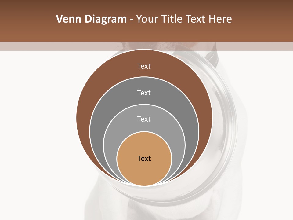 A Dog Holding A Bowl In Its Mouth PowerPoint Template
