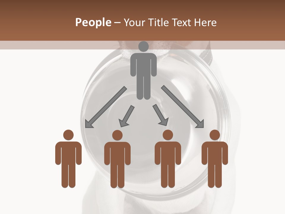 A Dog Holding A Bowl In Its Mouth PowerPoint Template