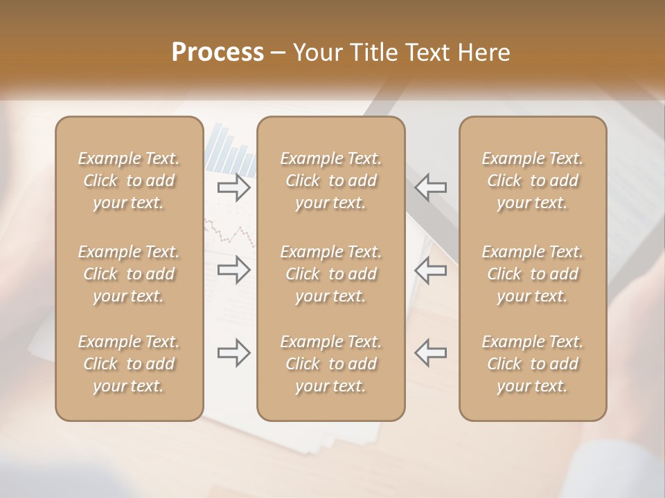 A Person Writing On A Piece Of Paper Next To A Tablet PowerPoint Template