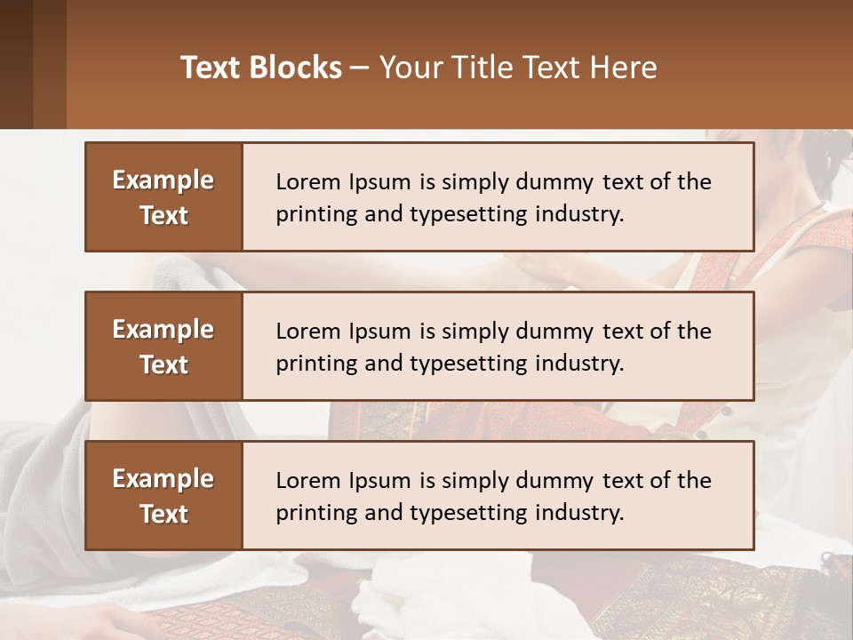 A Woman Sitting On A Bed With Her Legs Crossed PowerPoint Template