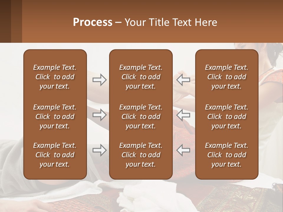 A Woman Sitting On A Bed With Her Legs Crossed PowerPoint Template