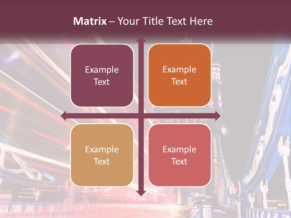 A Picture Of A Building With A Clock On It PowerPoint Template