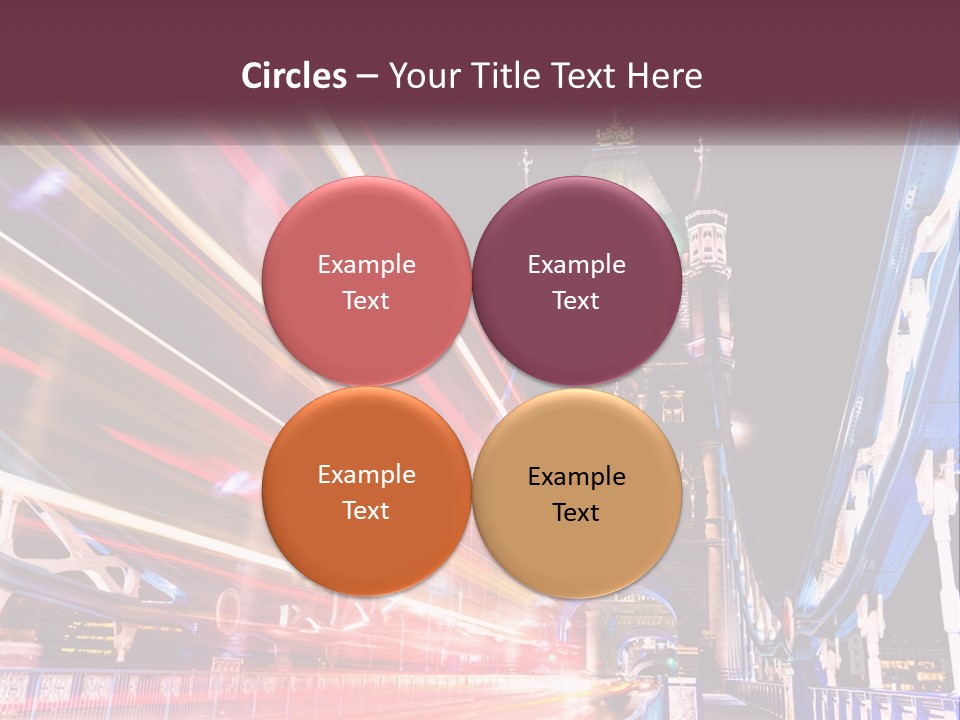 A Picture Of A Building With A Clock On It PowerPoint Template