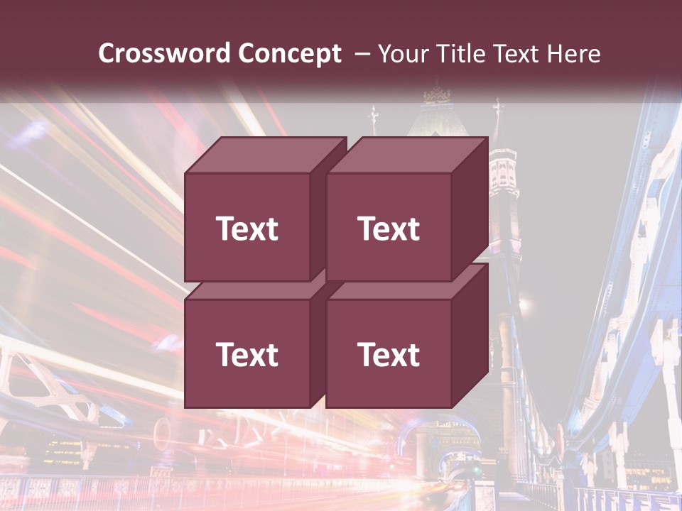 A Picture Of A Building With A Clock On It PowerPoint Template