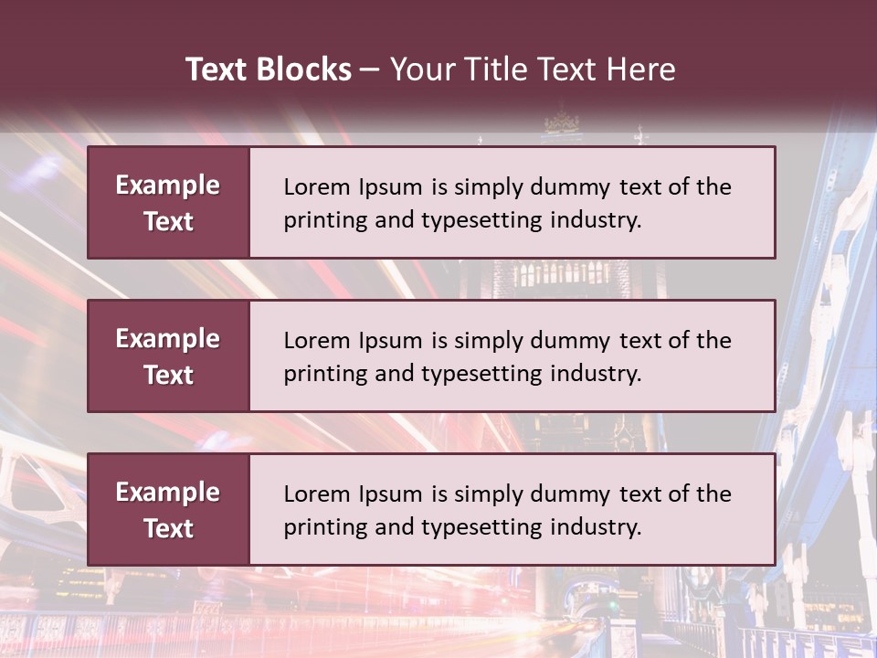 A Picture Of A Building With A Clock On It PowerPoint Template