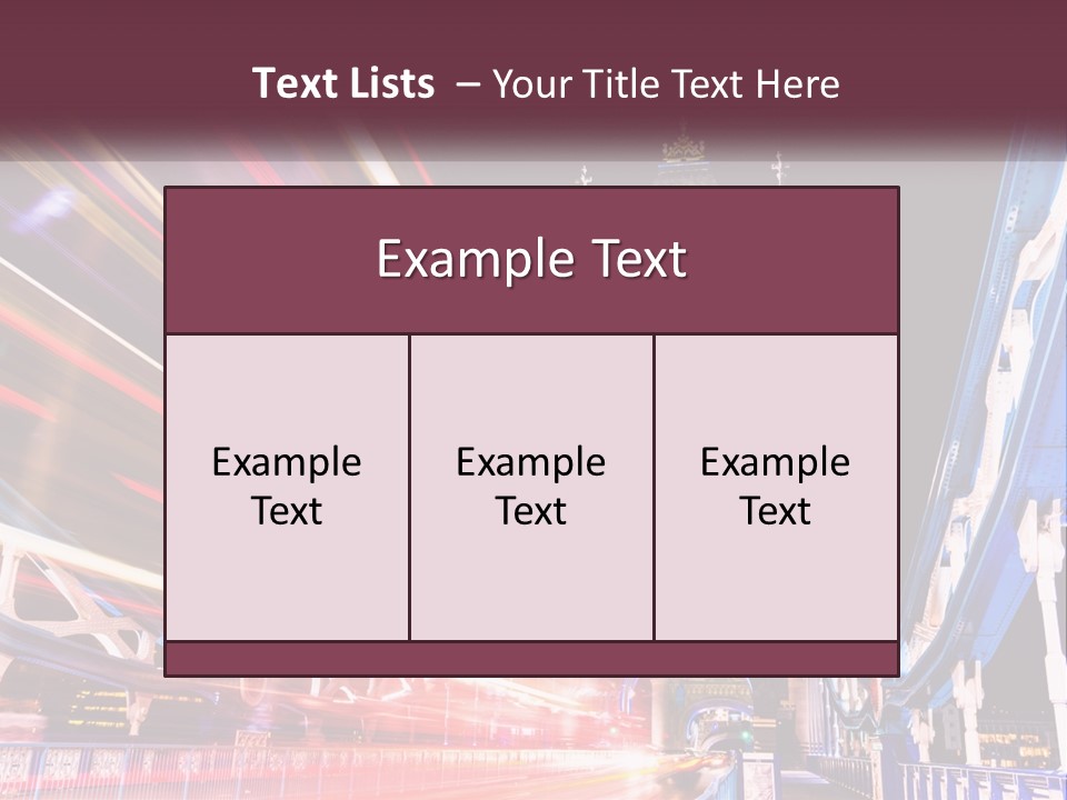A Picture Of A Building With A Clock On It PowerPoint Template