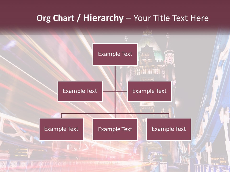 A Picture Of A Building With A Clock On It PowerPoint Template