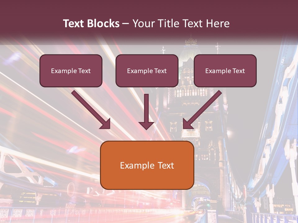 A Picture Of A Building With A Clock On It PowerPoint Template