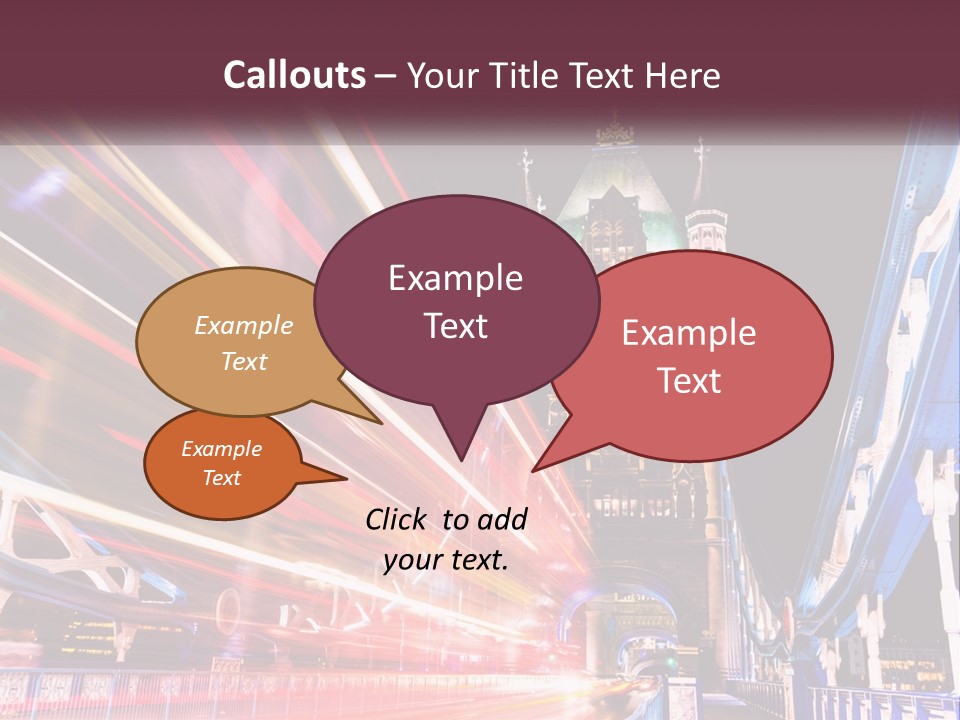 A Picture Of A Building With A Clock On It PowerPoint Template
