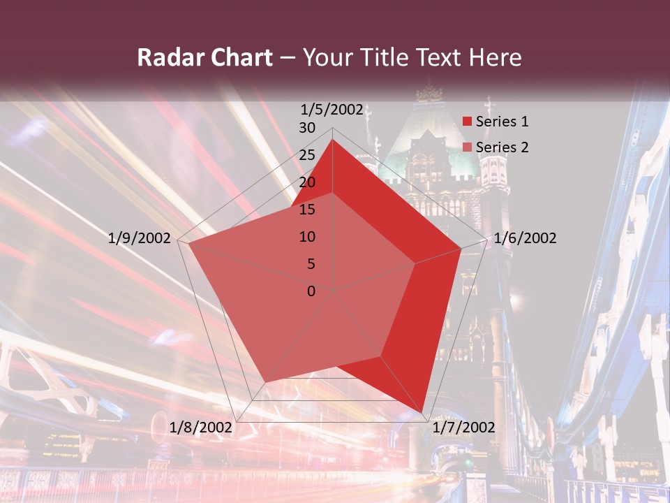A Picture Of A Building With A Clock On It PowerPoint Template