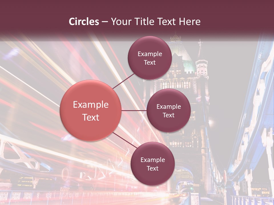 A Picture Of A Building With A Clock On It PowerPoint Template