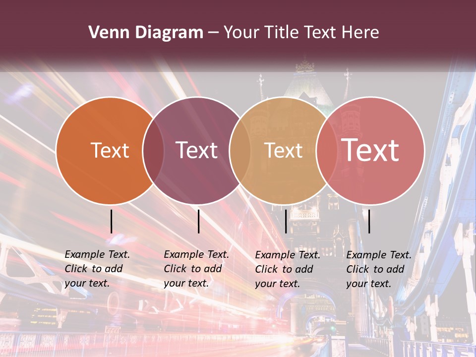A Picture Of A Building With A Clock On It PowerPoint Template
