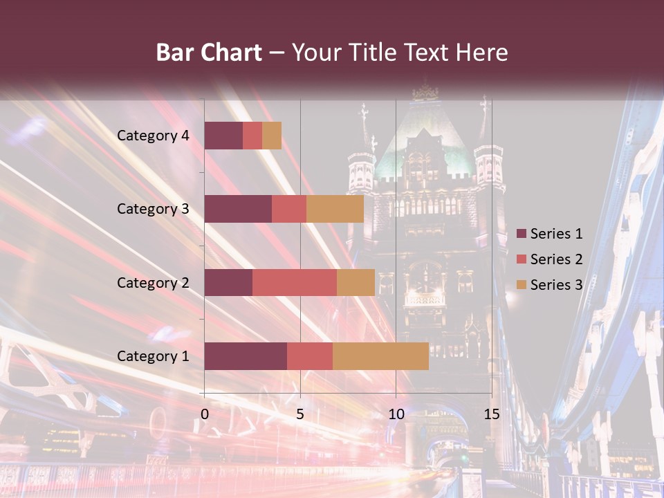 A Picture Of A Building With A Clock On It PowerPoint Template