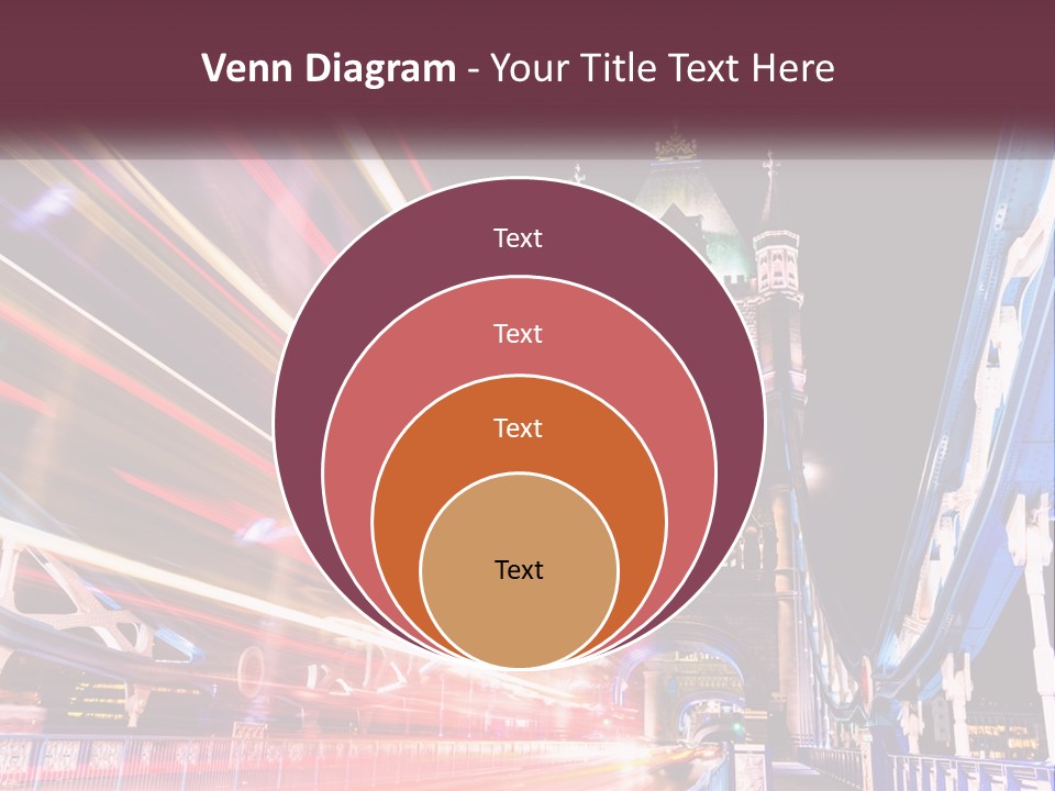 A Picture Of A Building With A Clock On It PowerPoint Template