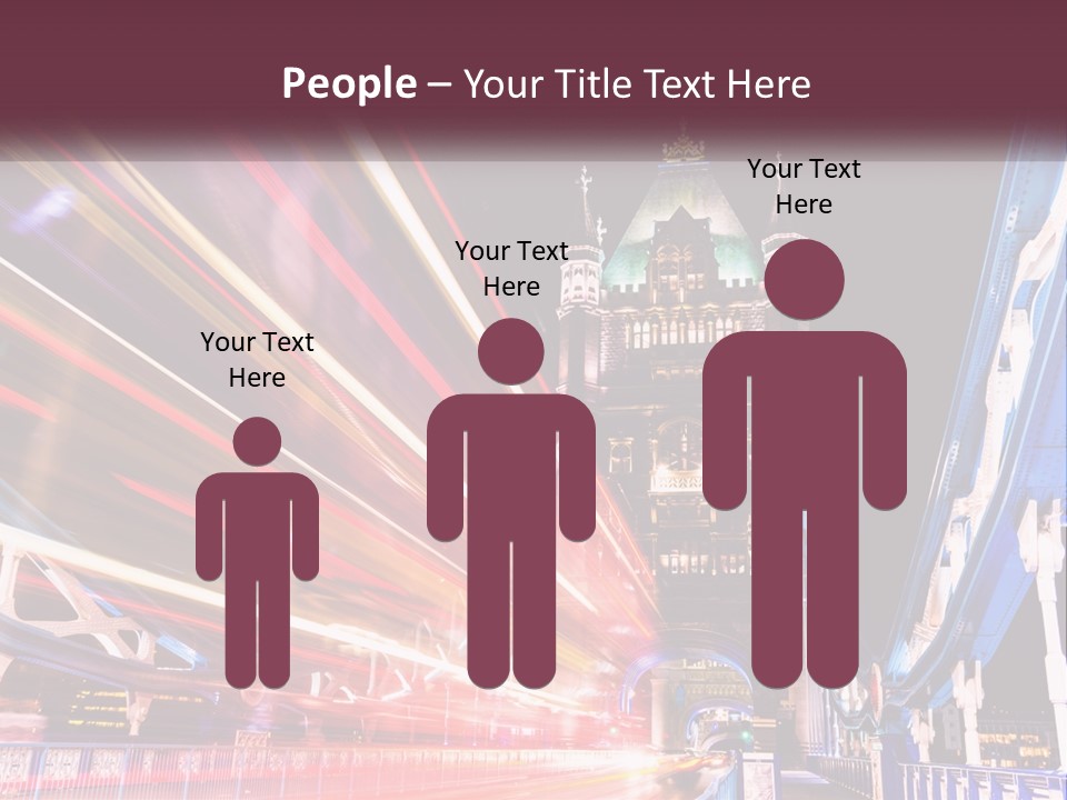 A Picture Of A Building With A Clock On It PowerPoint Template