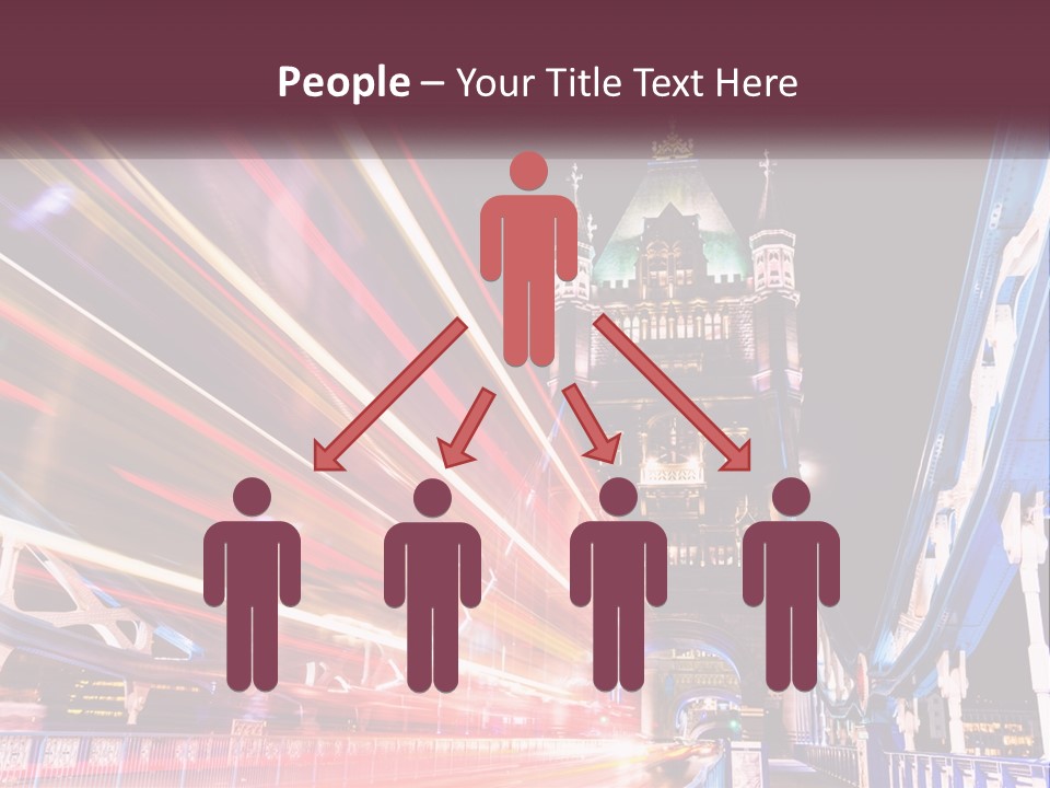 A Picture Of A Building With A Clock On It PowerPoint Template