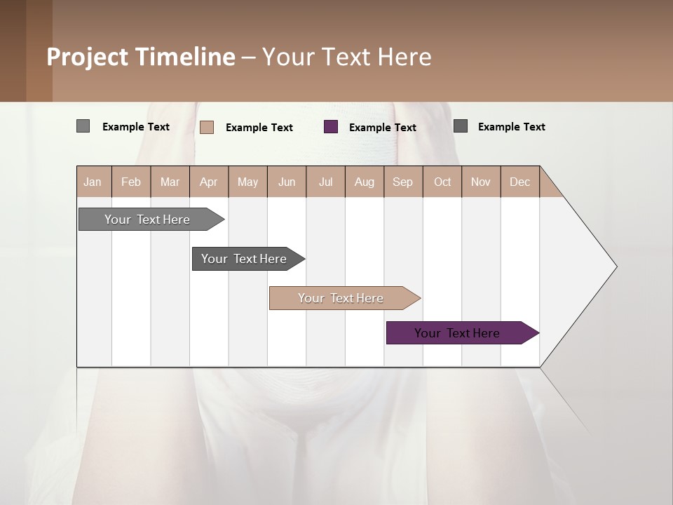 A Woman With Bandages Covering Her Face And Covering Her Eyes PowerPoint Template