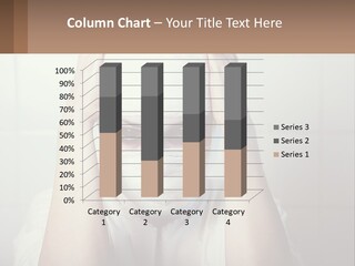 A Woman With Bandages Covering Her Face And Covering Her Eyes PowerPoint Template