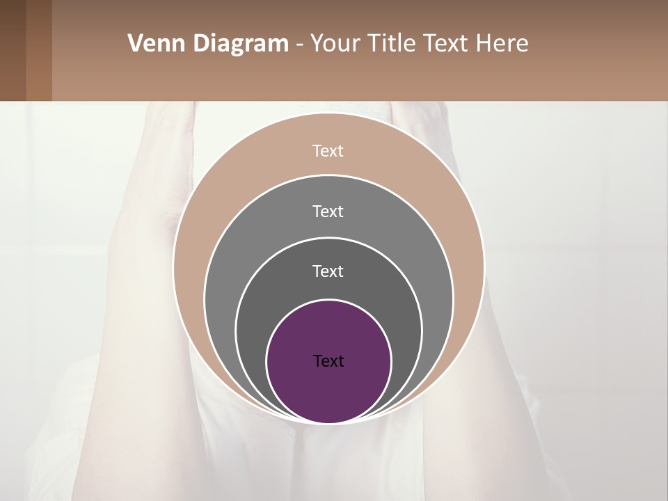 A Woman With Bandages Covering Her Face And Covering Her Eyes PowerPoint Template