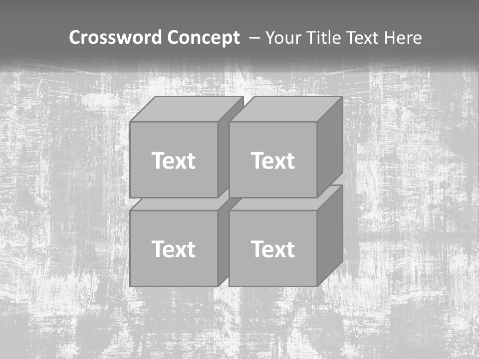 A Grungy Black And White Background With The Words Name Of Presentation Company Name PowerPoint Template