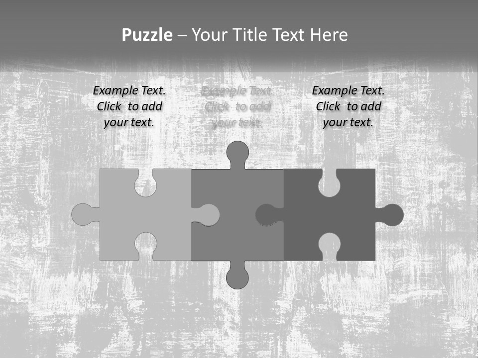 A Grungy Black And White Background With The Words Name Of Presentation Company Name PowerPoint Template