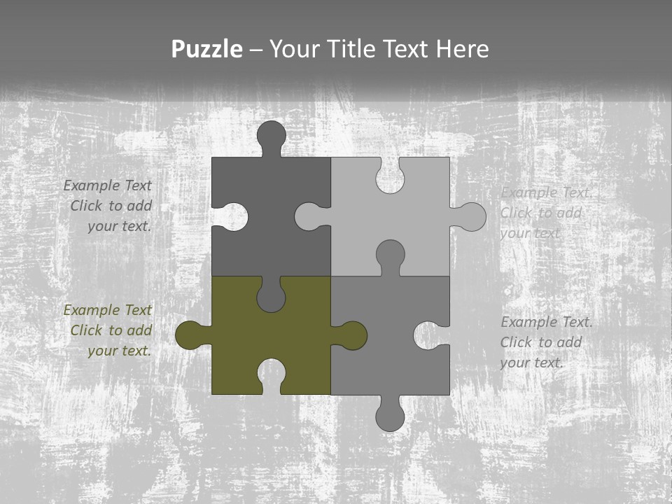 A Grungy Black And White Background With The Words Name Of Presentation Company Name PowerPoint Template