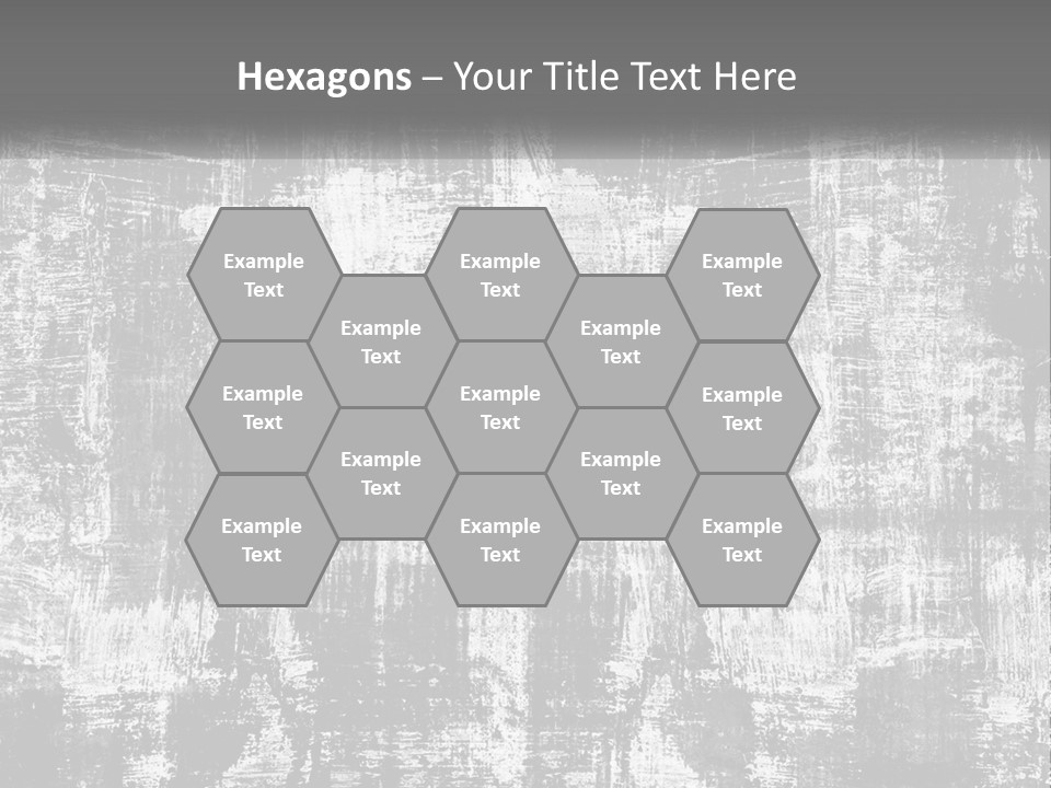 A Grungy Black And White Background With The Words Name Of Presentation Company Name PowerPoint Template