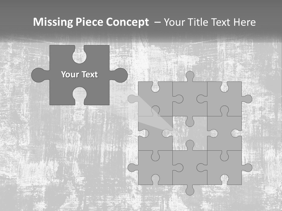 A Grungy Black And White Background With The Words Name Of Presentation Company Name PowerPoint Template