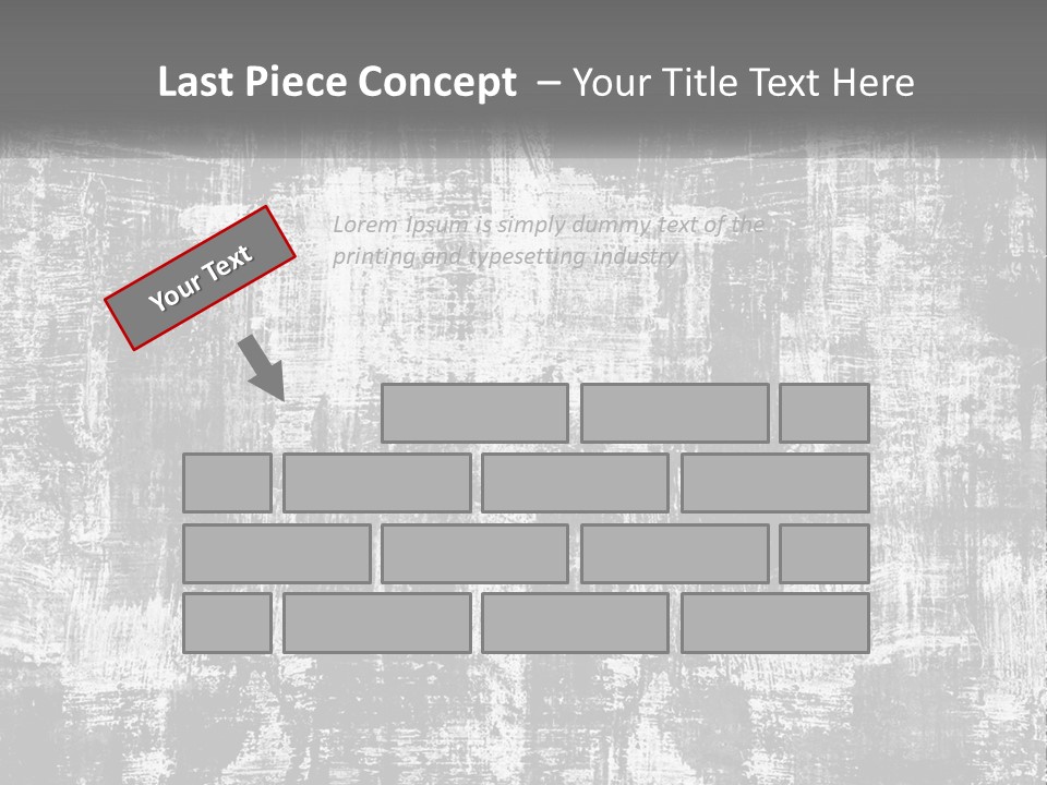 A Grungy Black And White Background With The Words Name Of Presentation Company Name PowerPoint Template
