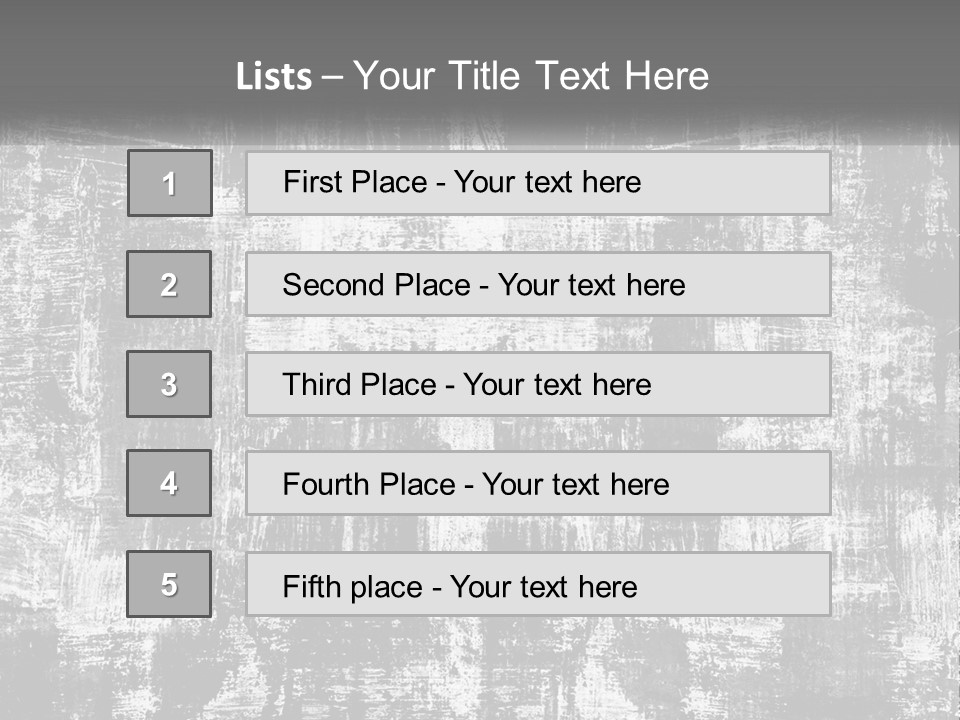 A Grungy Black And White Background With The Words Name Of Presentation Company Name PowerPoint Template