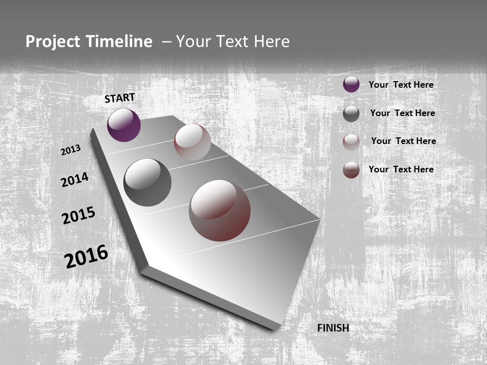 A Grungy Black And White Background With The Words Name Of Presentation Company Name PowerPoint Template