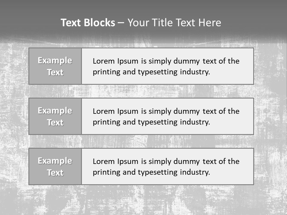 A Grungy Black And White Background With The Words Name Of Presentation Company Name PowerPoint Template