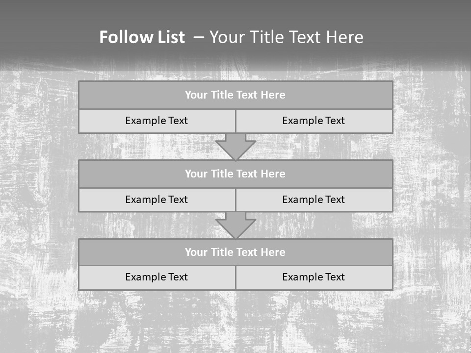 A Grungy Black And White Background With The Words Name Of Presentation Company Name PowerPoint Template